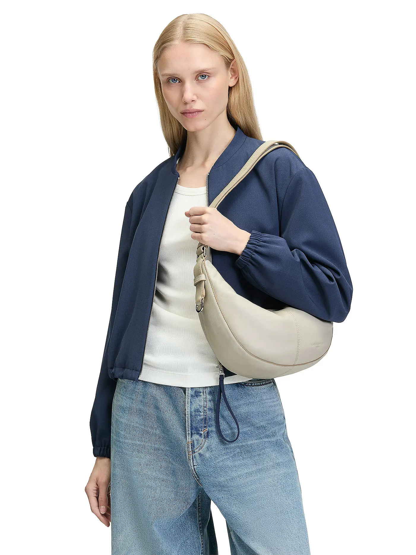 LIEBESKIND BERLIN | Ledertasche - Hobo Bag MOON Small | 